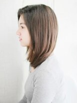 ヘアメイク ナル(hair make nalu)&nbsp;かきあげ前髪のストレートスタイル