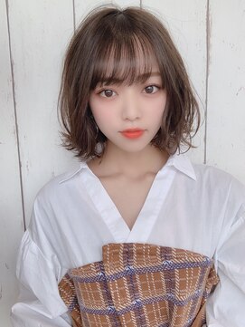 ビースト(BEEST) シースルー前髪大人可愛いボブ小顔カット20代30代40代/BEEST保坂