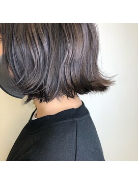 ニューヨークニューヨーク 大久保店(NYNY) 外ハネボブ◎ラベンダーアッシュ