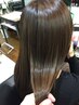 【美しい艶髪へ☆】美フォルムカット+スーパーストレート ¥18700→¥14960