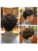 やんわりアフロ!刈り上げツーブロック!20代 30代 40代 50代