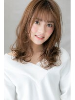 カバーヘア ブリス 川口(COVER HAIR bliss)&nbsp;小顔バレイヤージュ大人巻き鎖骨ミディアムT1川口20代30代40代