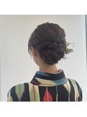 卒業式ヘアセット