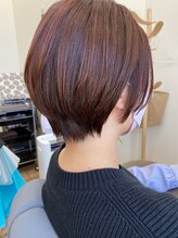 バトンヘアーデザイン(BATON)&nbsp;ピンクカラーのショート