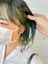 グラム 安城桜井店(gram)&nbsp;前髪インナー_フェイスフレーミング_草カラー_レイヤーカット_32