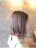 ピンクベージュとピンクインナー