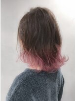 ヘアーワークス ヘルム 渋谷店(HAIR WORKS HELM)&nbsp;グラデーションカラー　ピンク
