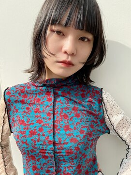 アミ カシワ(ami kashiwa) 顔まわりレイヤーロブ