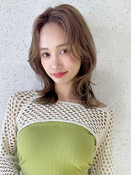 ニューヨークニューヨーク なんば道頓堀店(NYNY) 20代・30代【大人可愛いミディアムレイヤー/くびれへあ】