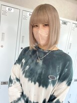 ムク 横浜店(muku)&nbsp;ミルクティーベージュダブルカラーケアブリーチインナーカラー