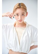 ルカバイリトル(luka by little)&nbsp;センター分け切りっぱなしボブ