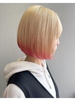 ローサバイ アルティナ 横浜店(Rosa by artina)&nbsp;エンドカラーピンク_毛先カラーピンク_裾カラーピンク