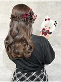 ハート×サイドハーフアップ♪♪