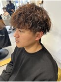 マッシュスタイル*波巻きパーマ