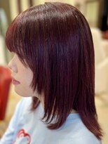 ヘアークリアー 春日部&nbsp;大人可愛いピンクバイオレット/姫カットで可愛い/30代40代50代