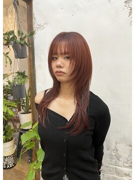 ディディ イック(didi ic) ・Red hair color × 似合わせカット