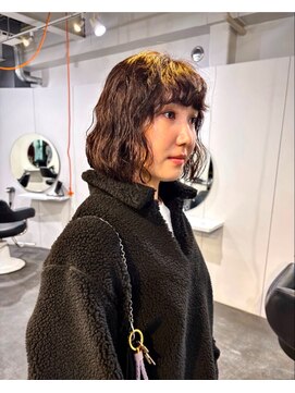 ゾーイ(ZOEY) 縮毛矯正履歴のニュアンスボブパーマ