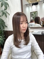 ベルヘアーデザイン 堺東(Belle hair Design)&nbsp;レイヤー/レイヤーカット/ブリーチなしカラー/韓国/カット/