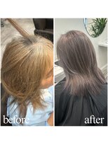 ジービージー(GBG)&nbsp;くびれショートボブ40代50代グレイカラー白髪染め白髪ぼかし