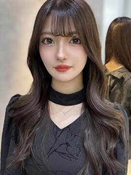 ロンドアヴァントゥス 池袋(Lond aventus) ミニウルフレイヤーカット顔周りカット前髪カット韓国ロング池袋