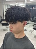 波巻きパーマ/スパイラル/ツイスパ/メンズサロン/メンズ/波巻き