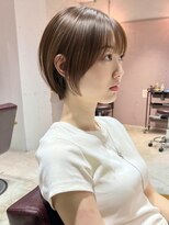 ラミエ バイ メルト 吉祥寺(lamie by melt)&nbsp;*滝田*20代30代40代50代似合わせ小顔ショート丸みベージュ吉祥寺