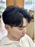 【2025年人気No.1パーマ!】Men'sカット+フェザーパーマ ￥12320[稲毛Men's]
