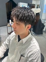 メンズサロン キング 心斎橋店(Men’s salon K!ng) ホワイトメッシュ/ツイスト/ツイスパ/パーマ/メンズ/眉毛/心斎橋