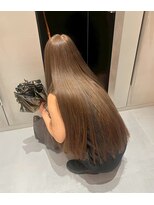 ガリカ 横浜(Gallica) オリーブベージュカラー×艶ストレートロング