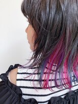 デコラ DECOR ピンク×パープルインナーカラー