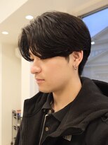 アントバイフィフス 秋田(unt by fifth) 秋田メンズパーマ曲がる縮毛矯正ニュアンスパーマセンターパート