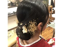 ふぉうとれすの雰囲気（毎月のカットカラーはもちろんハレの日セットもお任せ下さい♪）