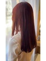 アム(AMU)&nbsp;ブリーチなしでつくるローズピンクカラー