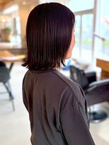 サクヘアー(39 hair) 【131.切りっぱなし×外ハネミディ】レイヤーも人気◎