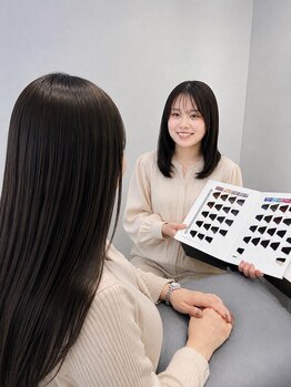 デュノヘアー 神戸三宮店(DUNO hair)の写真/【丁寧なカウンセリングが人気】豊富なトリートメントメニューを駆使してダメージを抑えた理想のスタイルへ