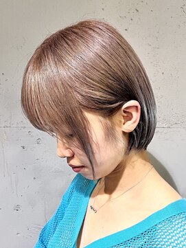 フェンヘアーアイス 中目黒(Fen.hair ici) 夏カラー×レイヤーボブ×小顔カット韓国風