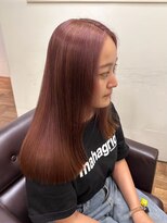 エクファ ヘア リゾート 大津 瀬田店(ex-fa hair resort)&nbsp;ミルクティーブロンド/ダークブルー/デジタルパーマ/大津/瀬田