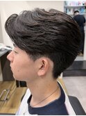 リバースセンターパート/ニュアンスパーマ/ダウンバング/錦糸町