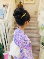 美容室 ティンカーベル&nbsp;お団子ヘア