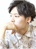 メリハリパーマスタイルでフレンチカジュアルなムードに