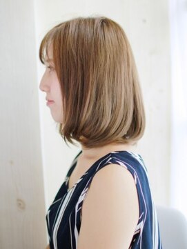 ナル 白山神社参道通り店(nalu) ハイトーンのうるツヤワンカールボブ