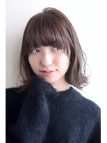 ミラバイグリーン(Mira by green)&nbsp;Pattsun bangs　×　外ハネ　【黒髪】＃1