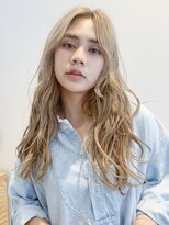 アルバム 銀座(ALBUM GINZA) カジュアルロング_ココアブラウンフリンジウェーブ_7808