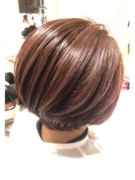 マリーナヘアー(marina hair) グレイカラープラスハイライト