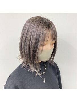 ニコ(HAIR SALON 2CO) silver purple
