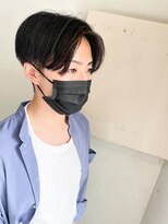 キャンバス バイ ネオリーブ 横浜西口(Canvas by neo.)&nbsp;パーマなしナチュラル前下がりセンターパート【横浜】