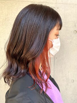 ブルーダー(Bruder) インナーカラー　暖色系　イヤリングカラー