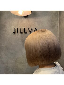 ナンバー ジルバ 立川(N° jillva) ロブヘア/金髪ボブ/ボブウルフ/前髪なし/小顔ショート/髪質改善