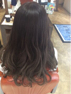 ヘアー ステージ ギヴ HAIR STAGE Give 弁天町店 コテ巻きスタイル