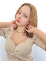 ゲーム 原宿店(GAME)&nbsp;ベージュ/ミディアム/オージュア/ダブルカラー/髪質改善/原宿